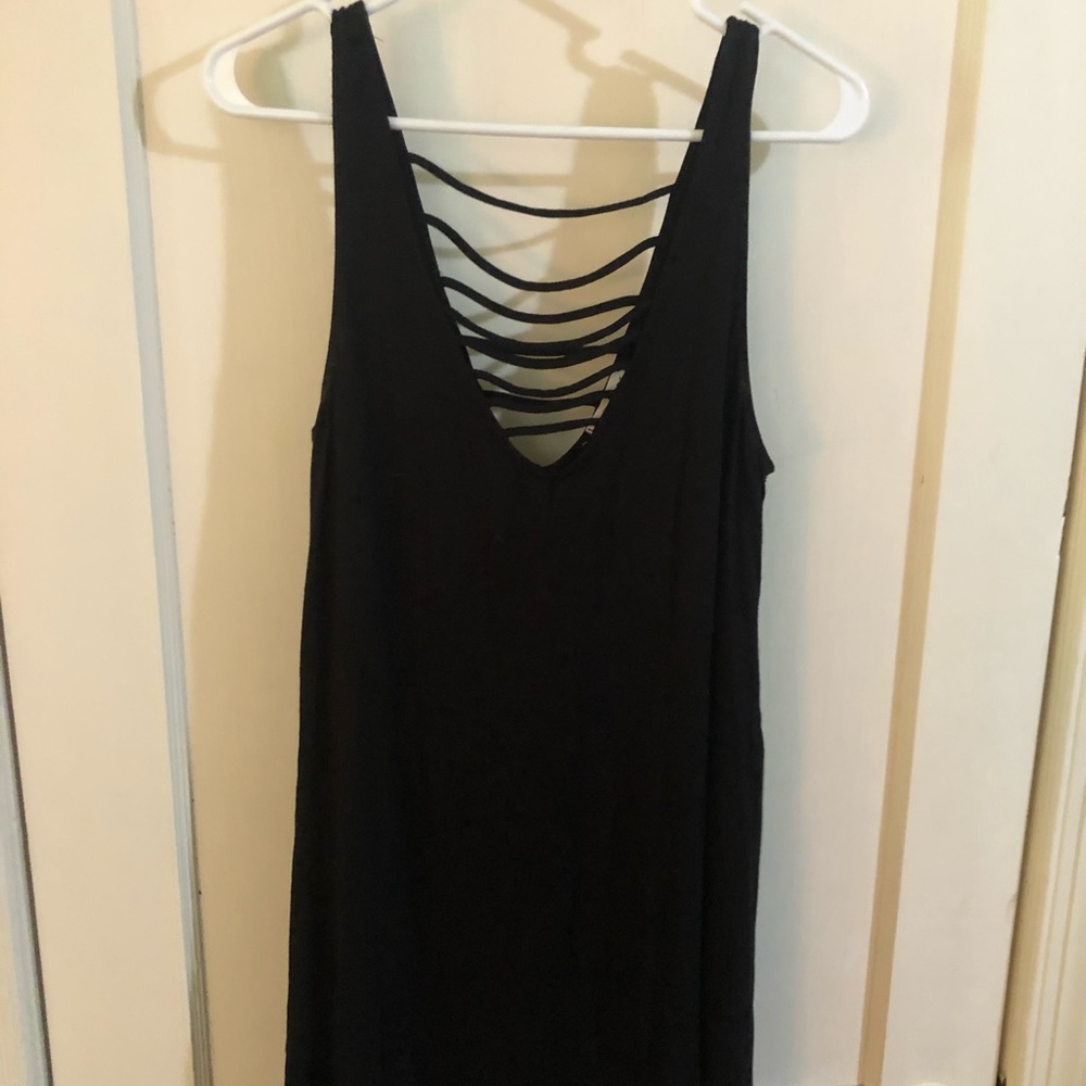 Strappy Tank Dress Black m